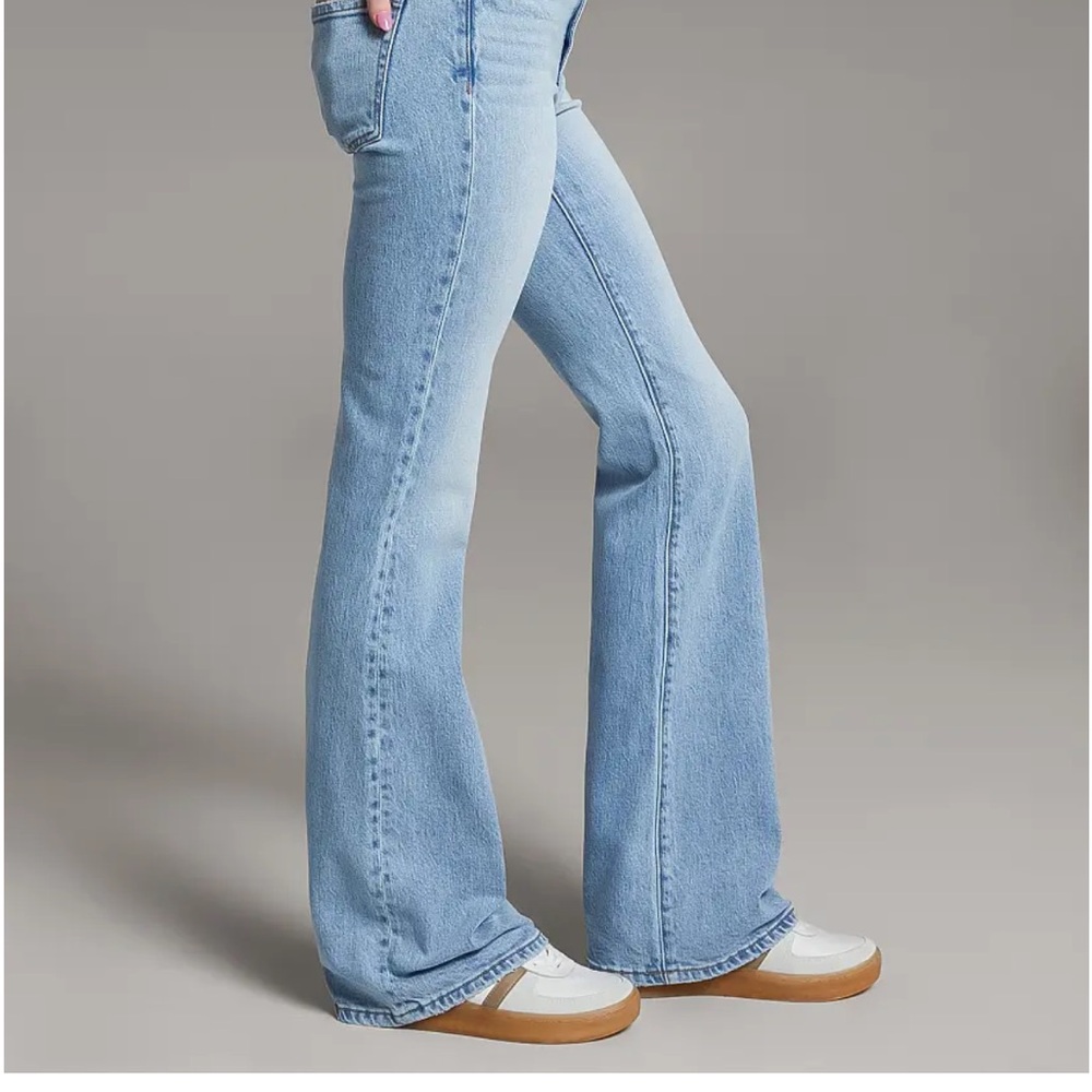 BKE Light Blue Flare Jeans - Picture 2 of 9
